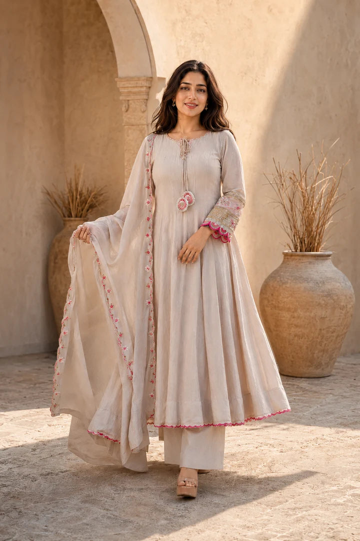 Ivory Rose Grace Anarkali Kurta Set