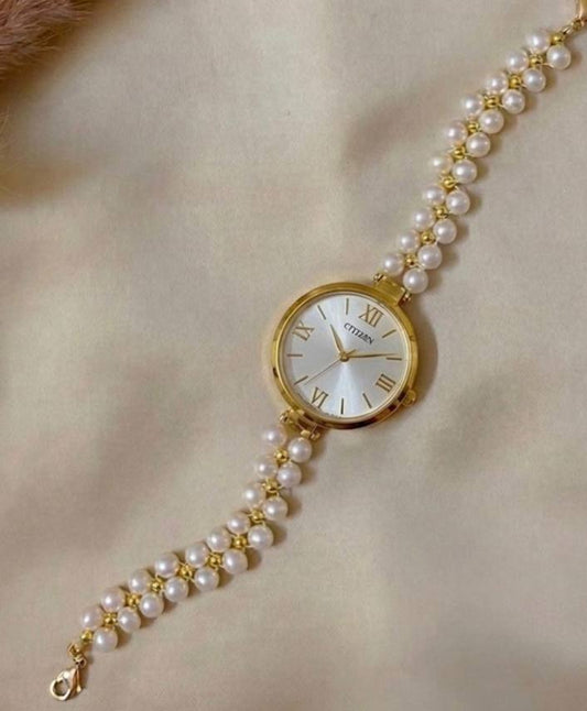 Pearl Bracelet Watch