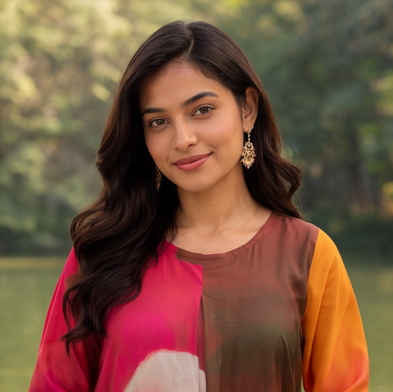 Sunrise Bloom Printed Kurta Set