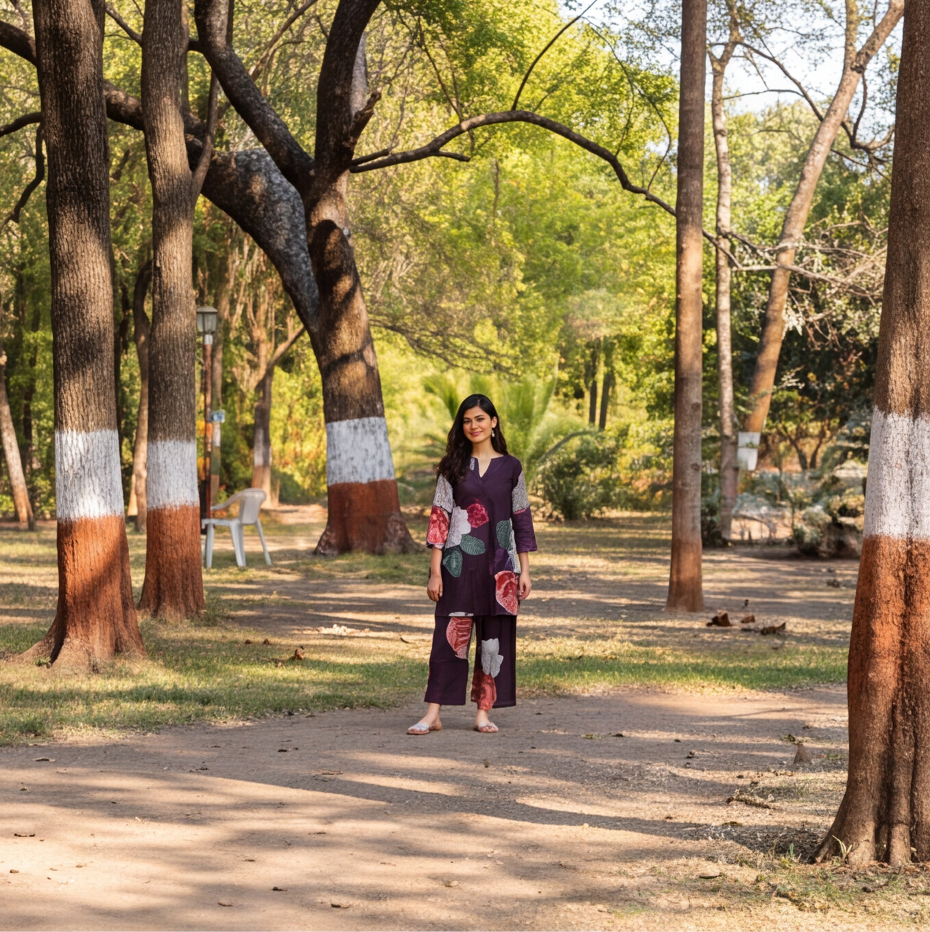 Royal Blossom Floral Printed Kurta Set