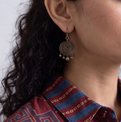Maroon Printed Shirt Style Kurta